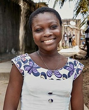 Olivia Aka heeft diabetes type 1 en woont in Ivoorkust.